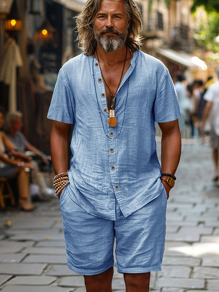 Elegant Kortærmet Sæt