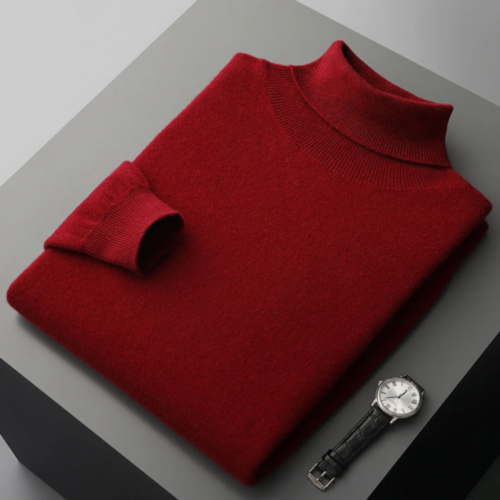 Cagliari Merino Uld Turtleneck