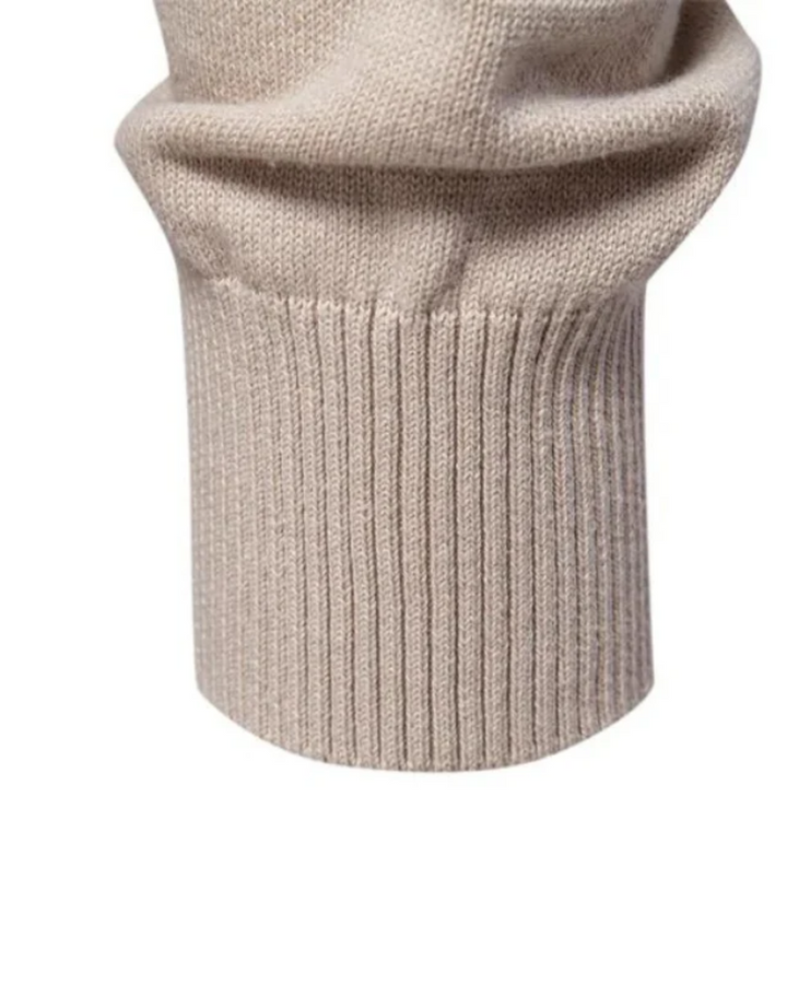 Herresweater med Ternedesign