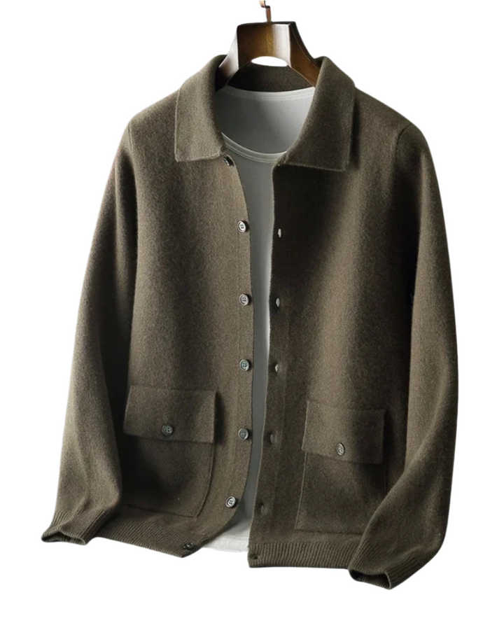 Janus Merino Uld Cardigan