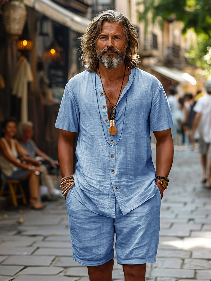 Elegant Kortærmet Sæt