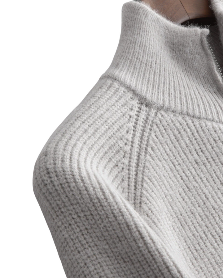 Four Seasons Merino Uld Zipped Cardigan