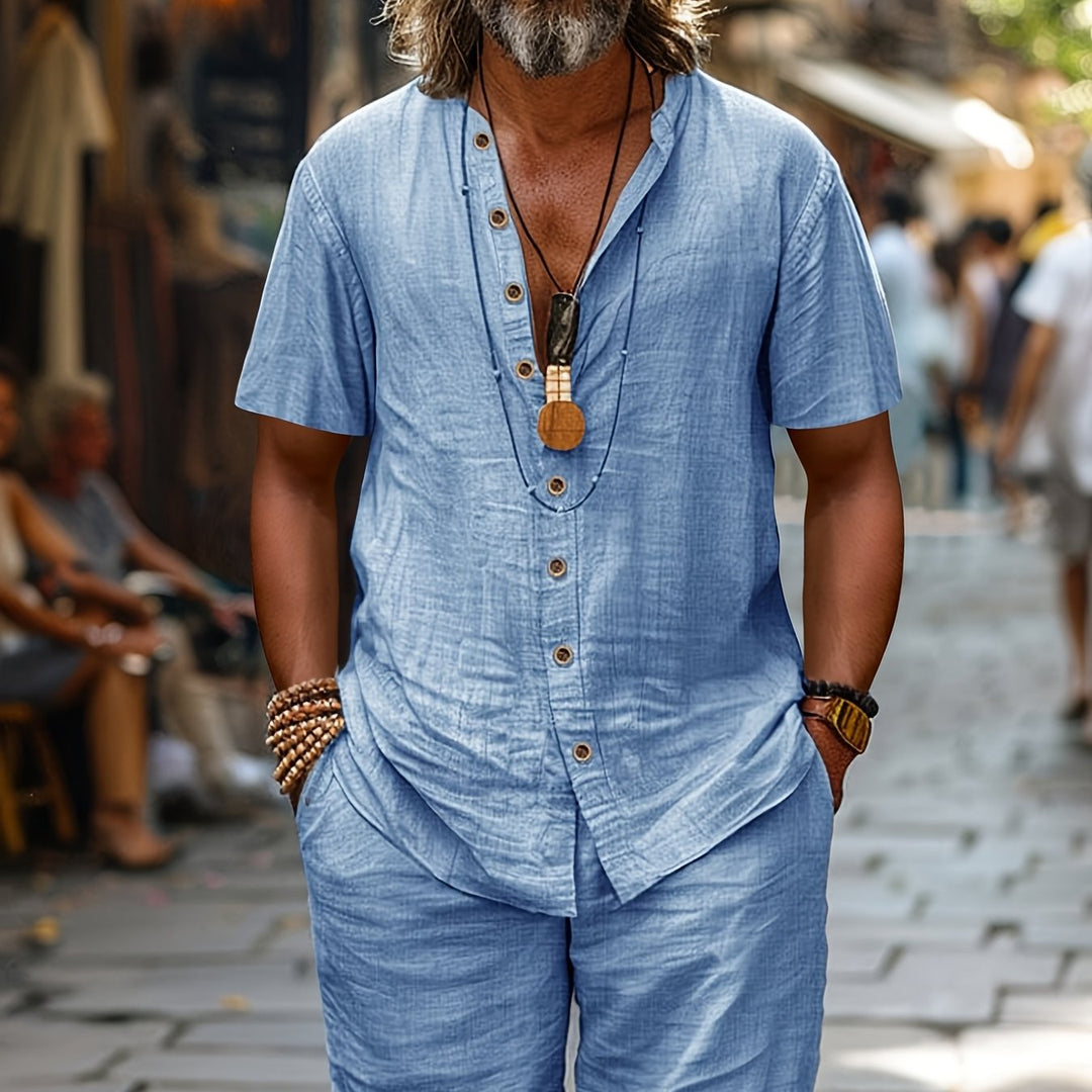 Elegant Kortærmet Sæt