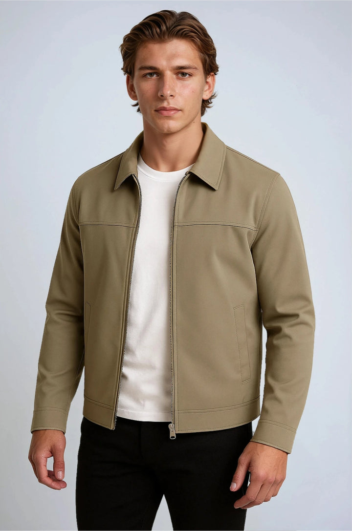 Khaki Casual Jakke