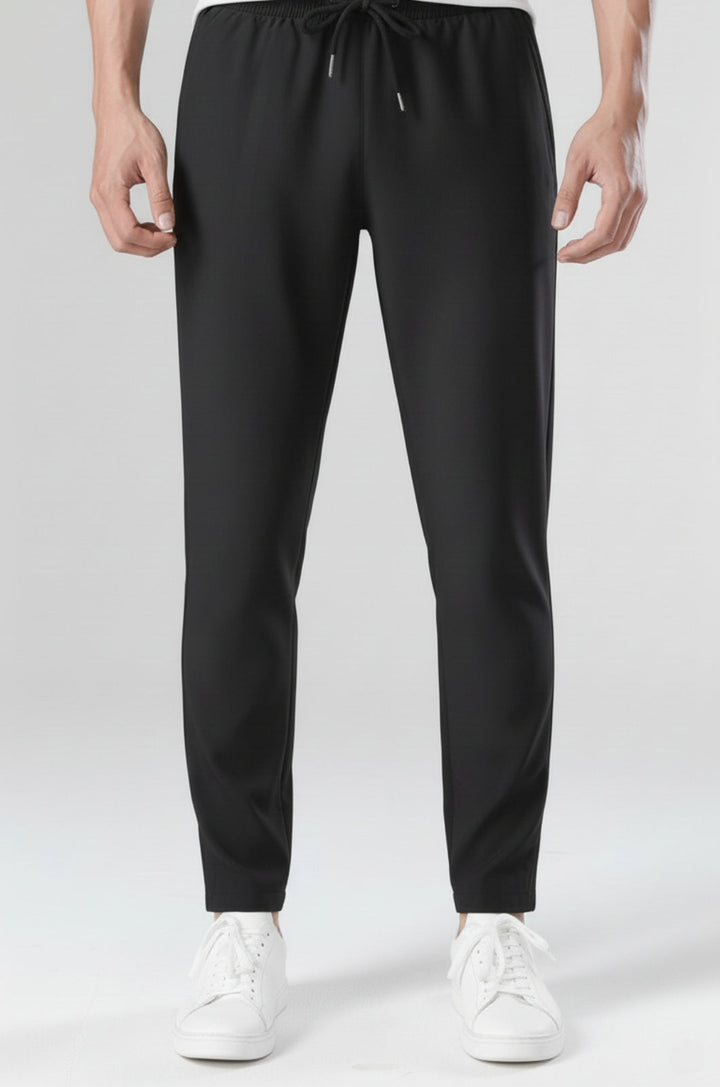 Herrebukser med Snøre - Sort