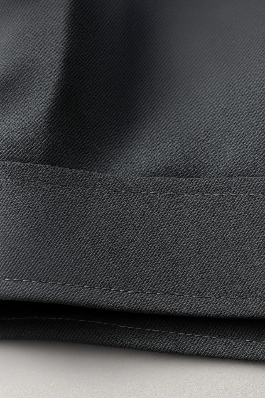 Letvægts Twill Jakke til Mænd – Mørkegrå – Regular Fit