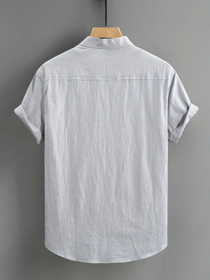 Afslappet Kortærmet Skjorte