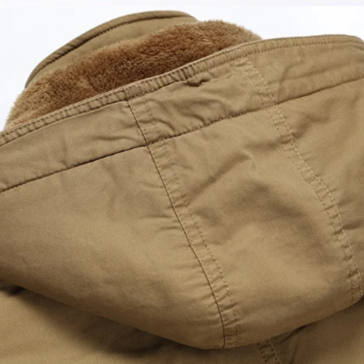 Elegant Bomuldsforet Vinterjakke