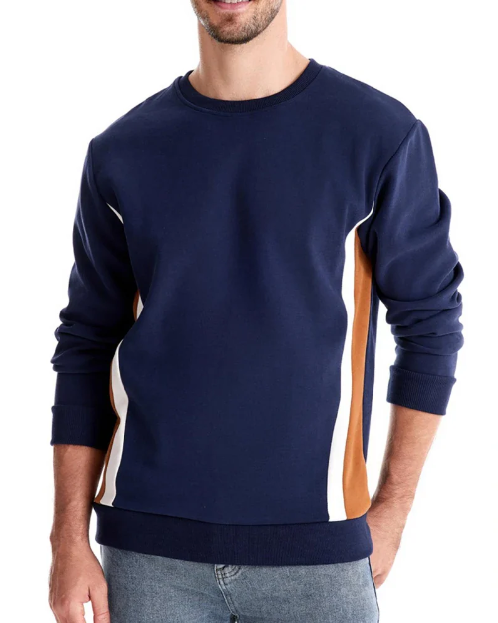 Stilfuld Herresweater