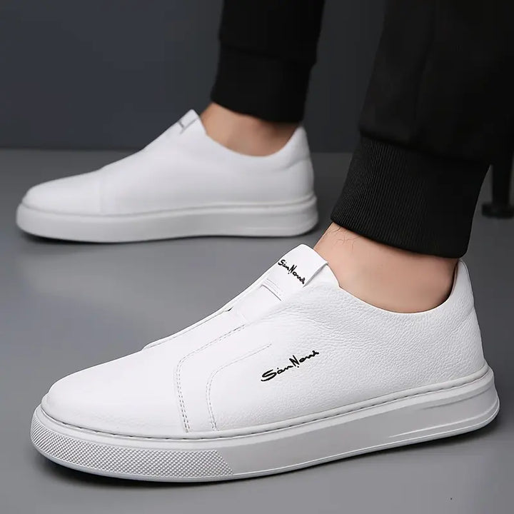 Læder Slip-On Sko
