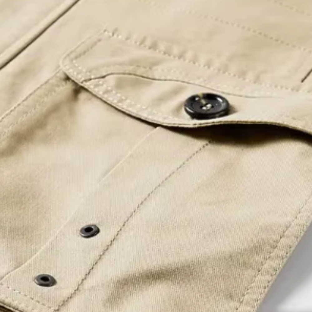 Elegant Multi-Pocket Jakke