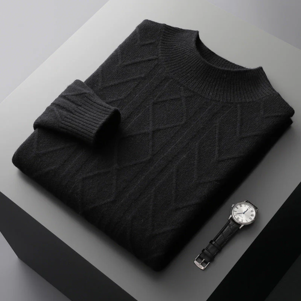 Mizar Mønstret Cashmere Sweater