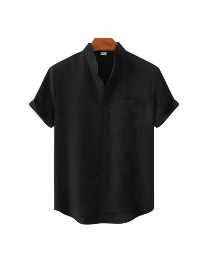 Venetië Kortærmet Linnedskjorte