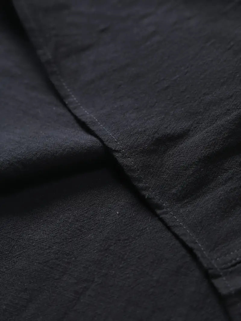 Afslappet Kortærmet Skjorte