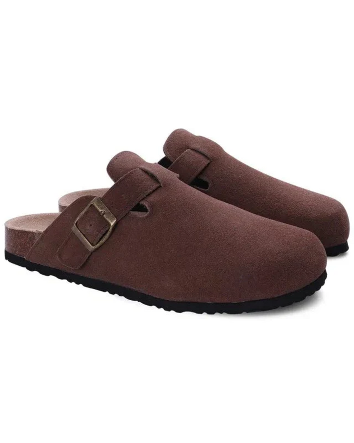 Oxford Suede Træsko