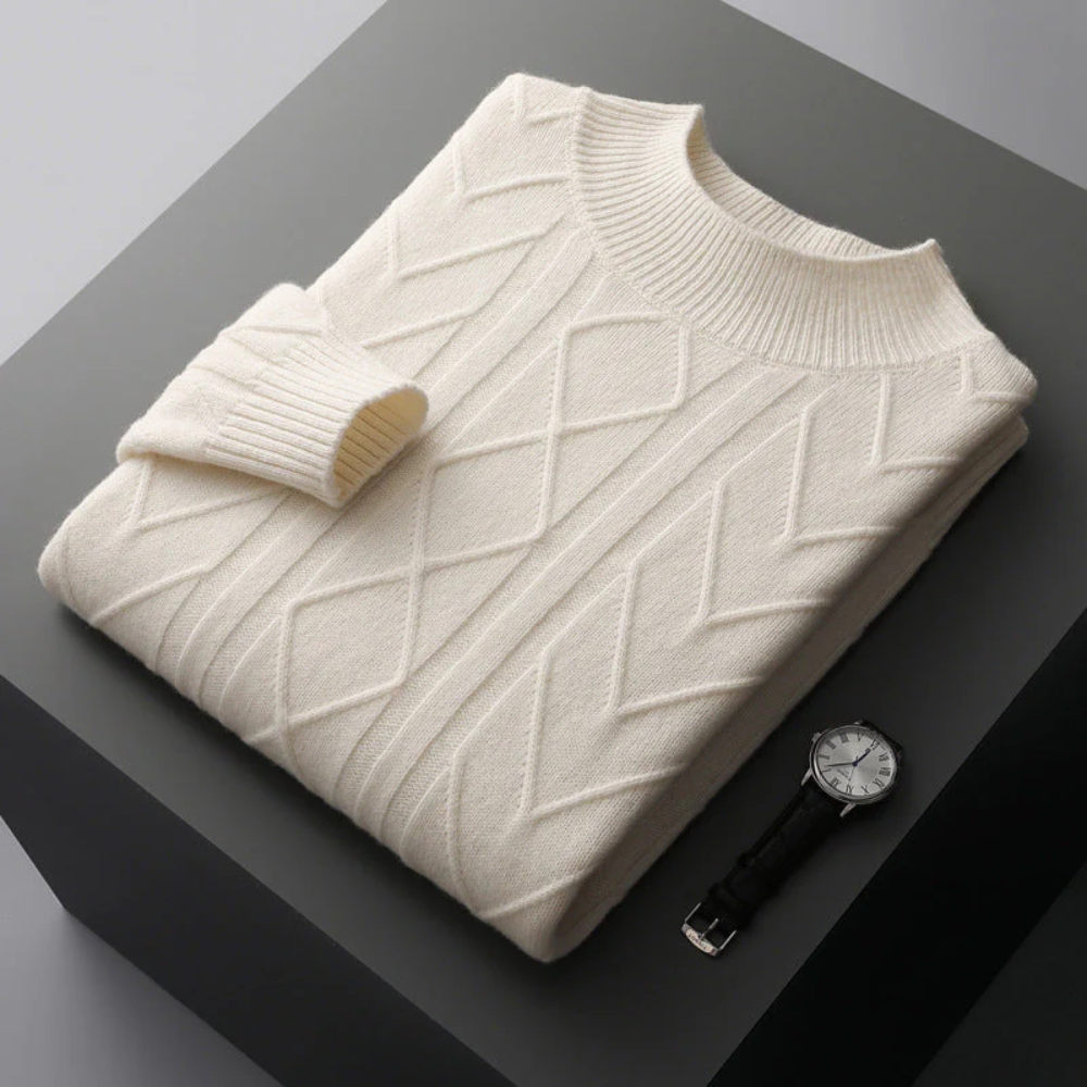 Mizar Mønstret Cashmere Sweater