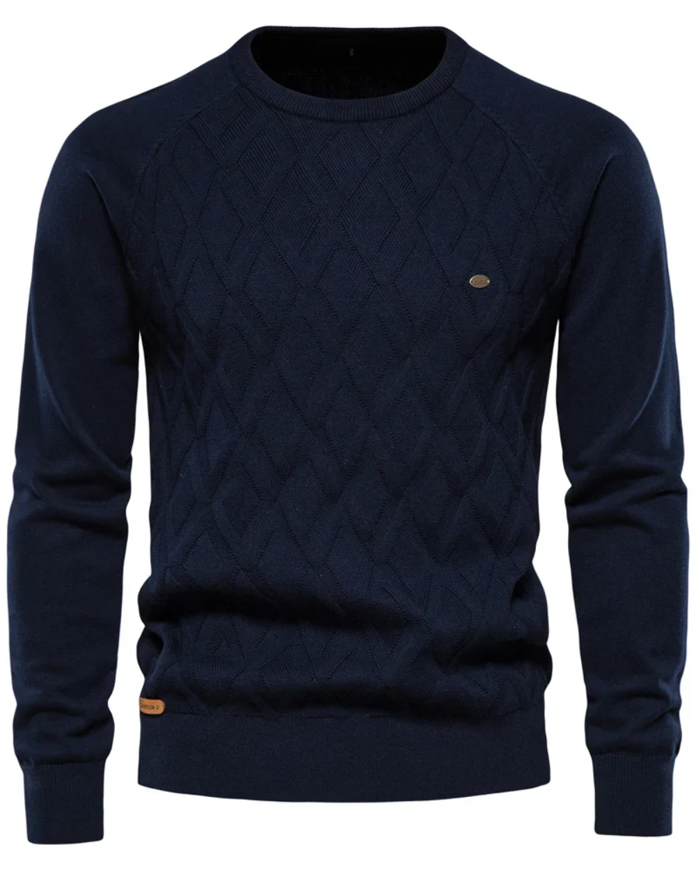 Herresweater med Ternet Design V2