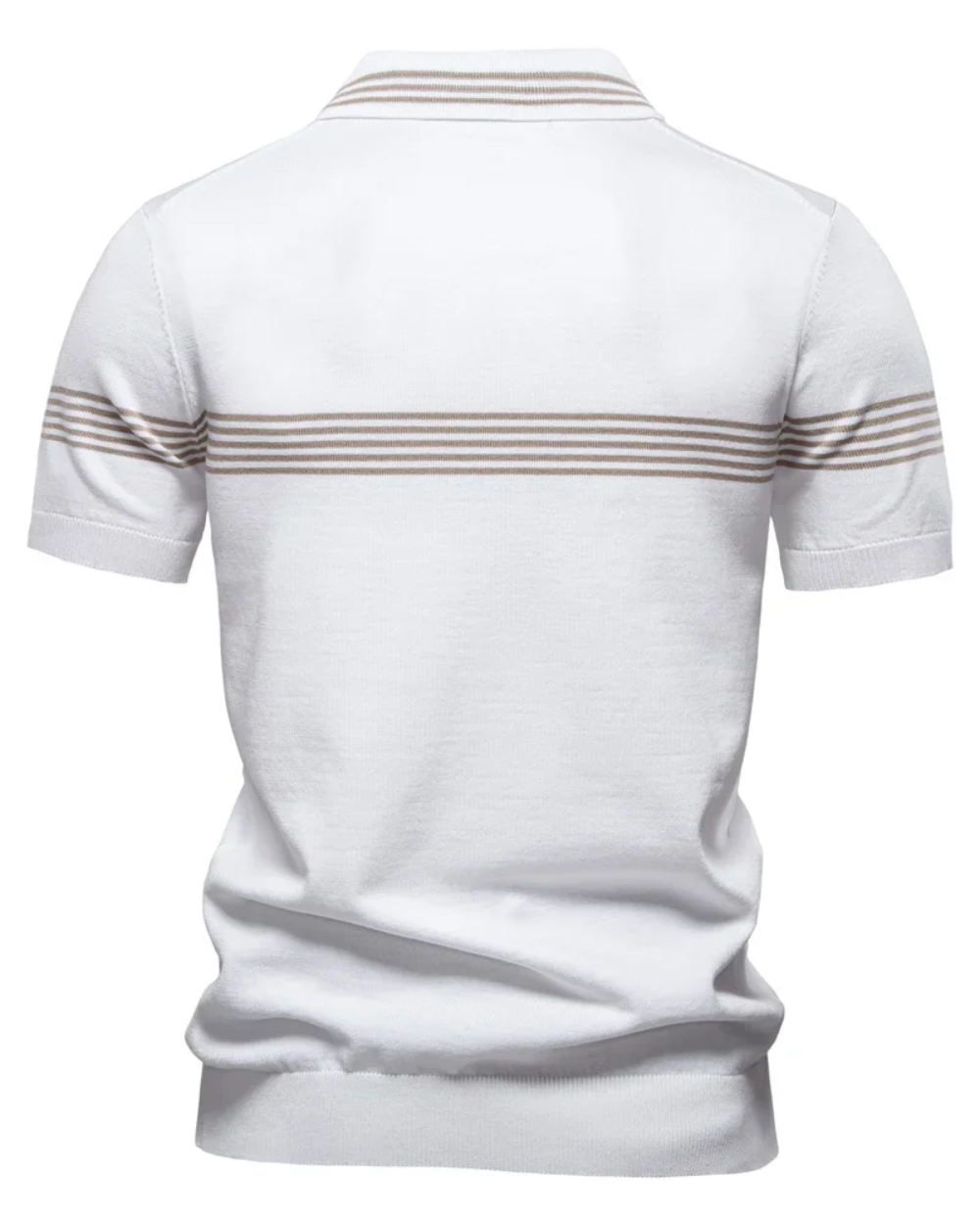 Polo T-shirt med Striber