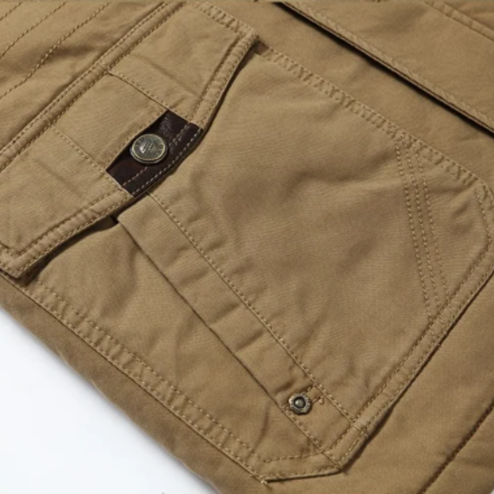 Elegant Bomuldsforet Vinterjakke