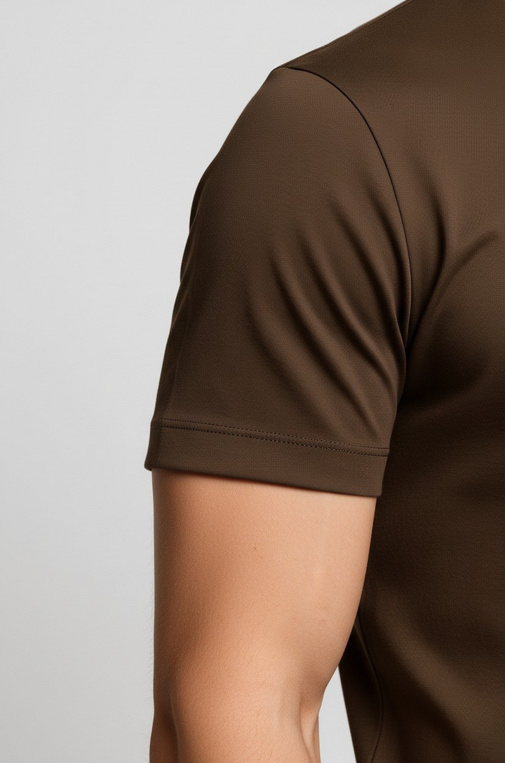 Herre Slim-Fit T-Shirt i Høj Kvalitet Bomuld