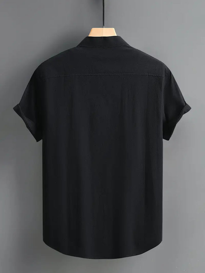 Afslappet Kortærmet Skjorte