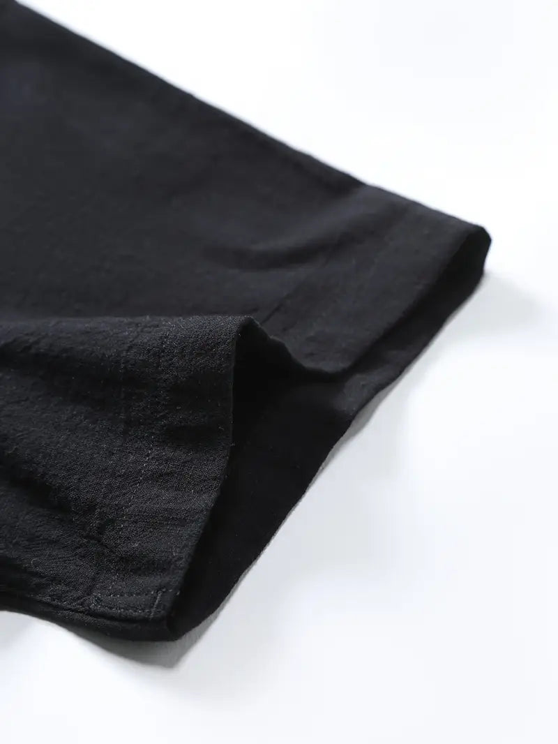 Afslappet Kortærmet Skjorte