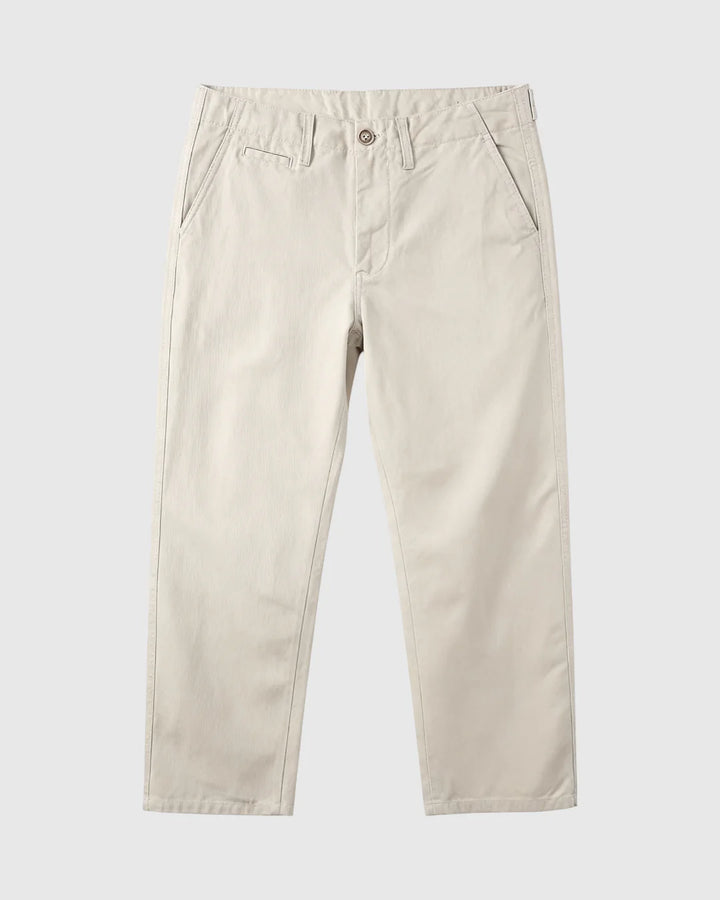 Herre Chinos i Sandy Beige – Løs Pasform