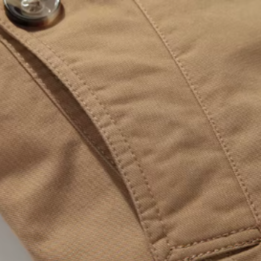 Elegant Polstret Trench Coat