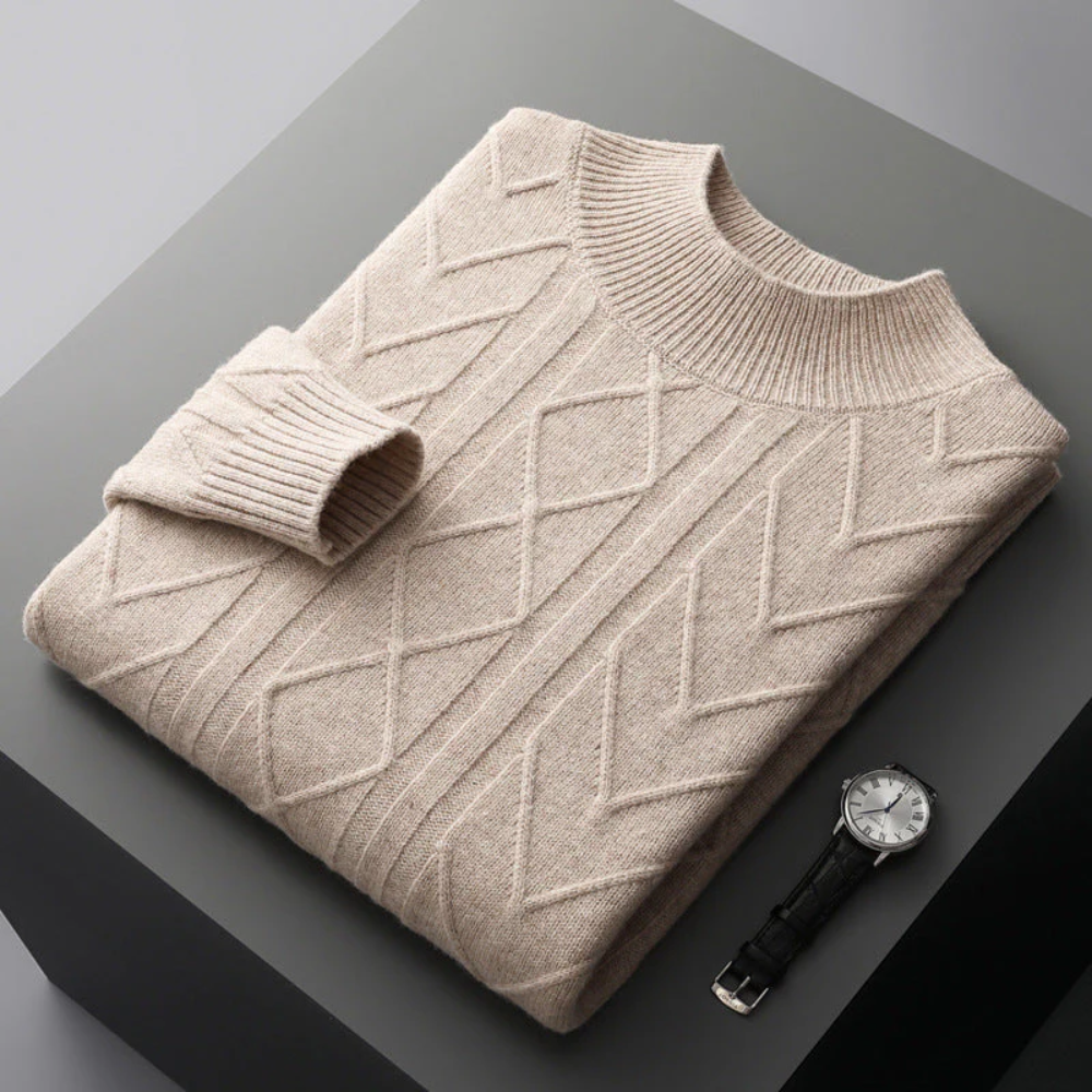 Mizar Mønstret Cashmere Sweater