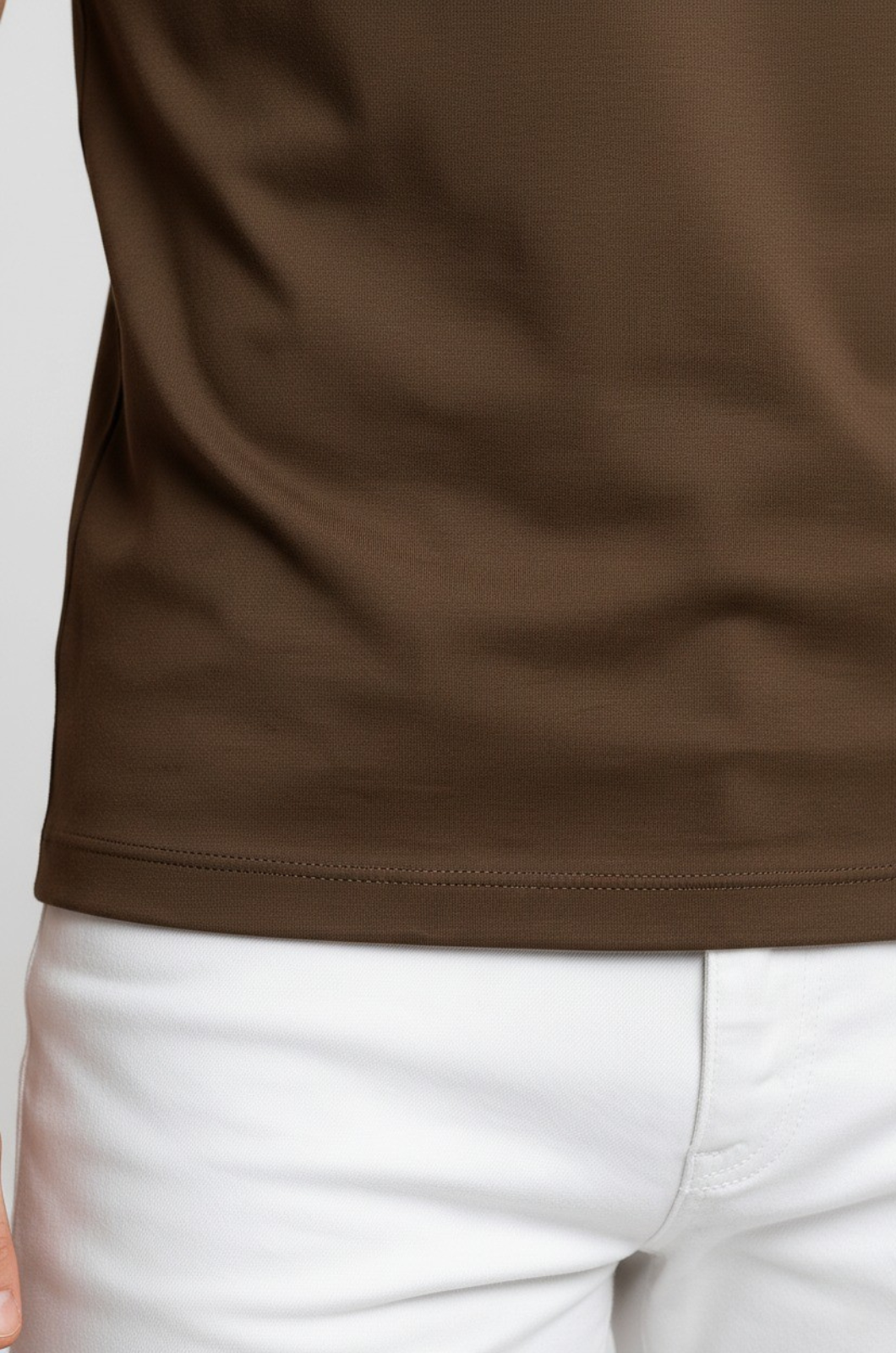 Herre Slim-Fit T-Shirt i Høj Kvalitet Bomuld