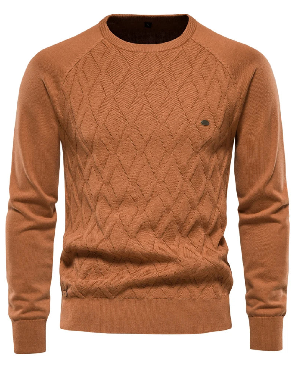 Herresweater med Ternet Design V2