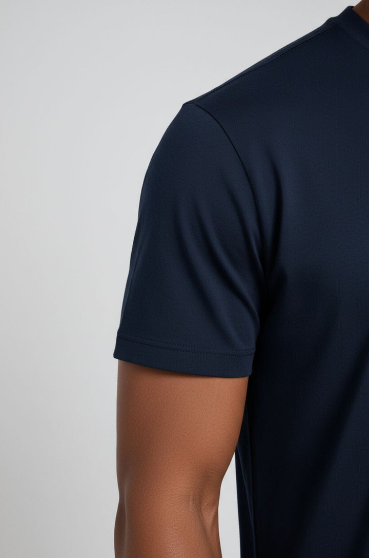 Herre Slim-Fit T-Shirt i Marineblå