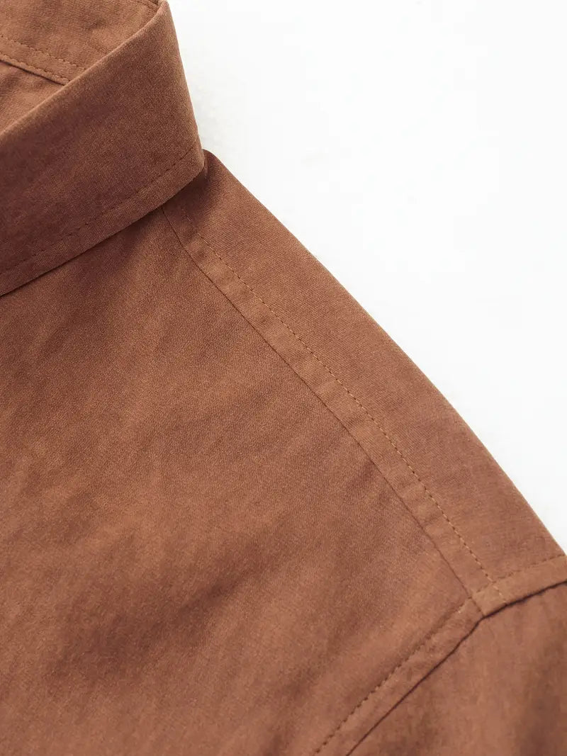 Casual Kortærmet Bomulds Skjorte