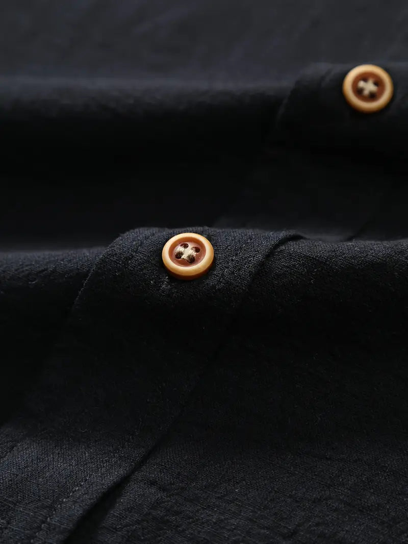 Afslappet Kortærmet Skjorte