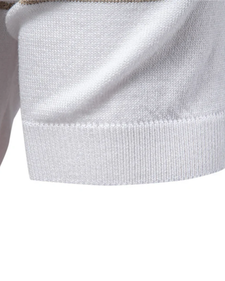 Polo T-shirt med Striber