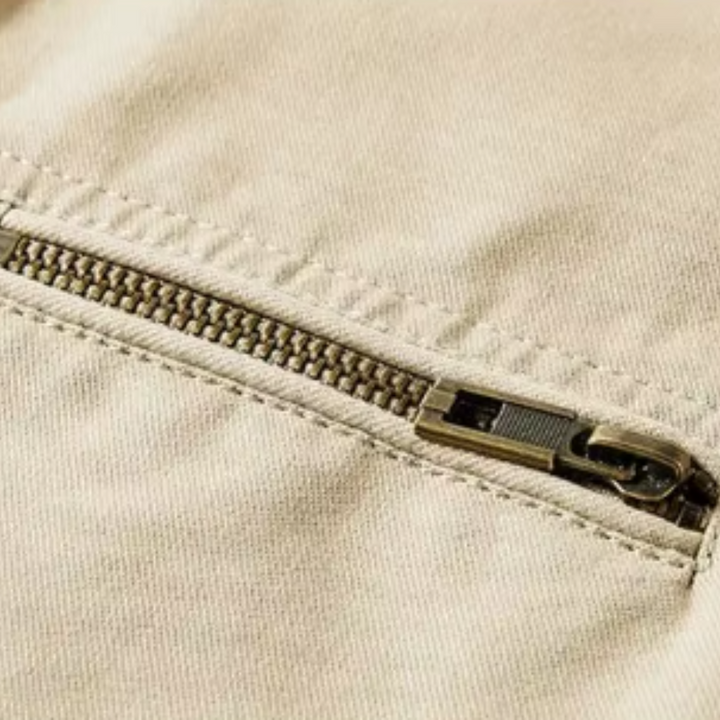 Elegant Multi-Pocket Jakke