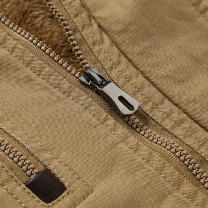 Elegant Bomuldsforet Vinterjakke