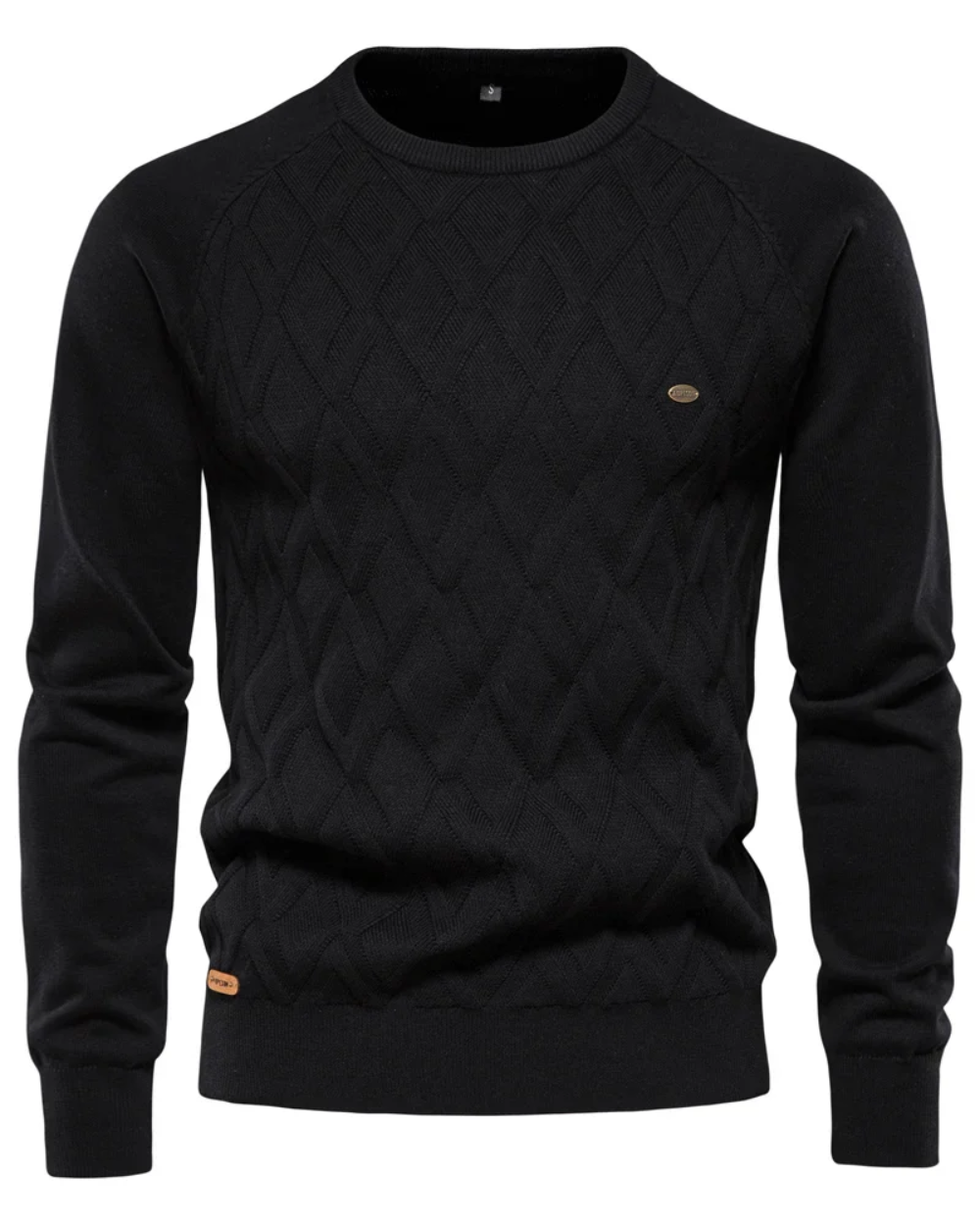 Herresweater med Ternet Design V2