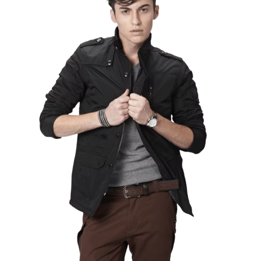 Elegant Vindafvisende Jakke