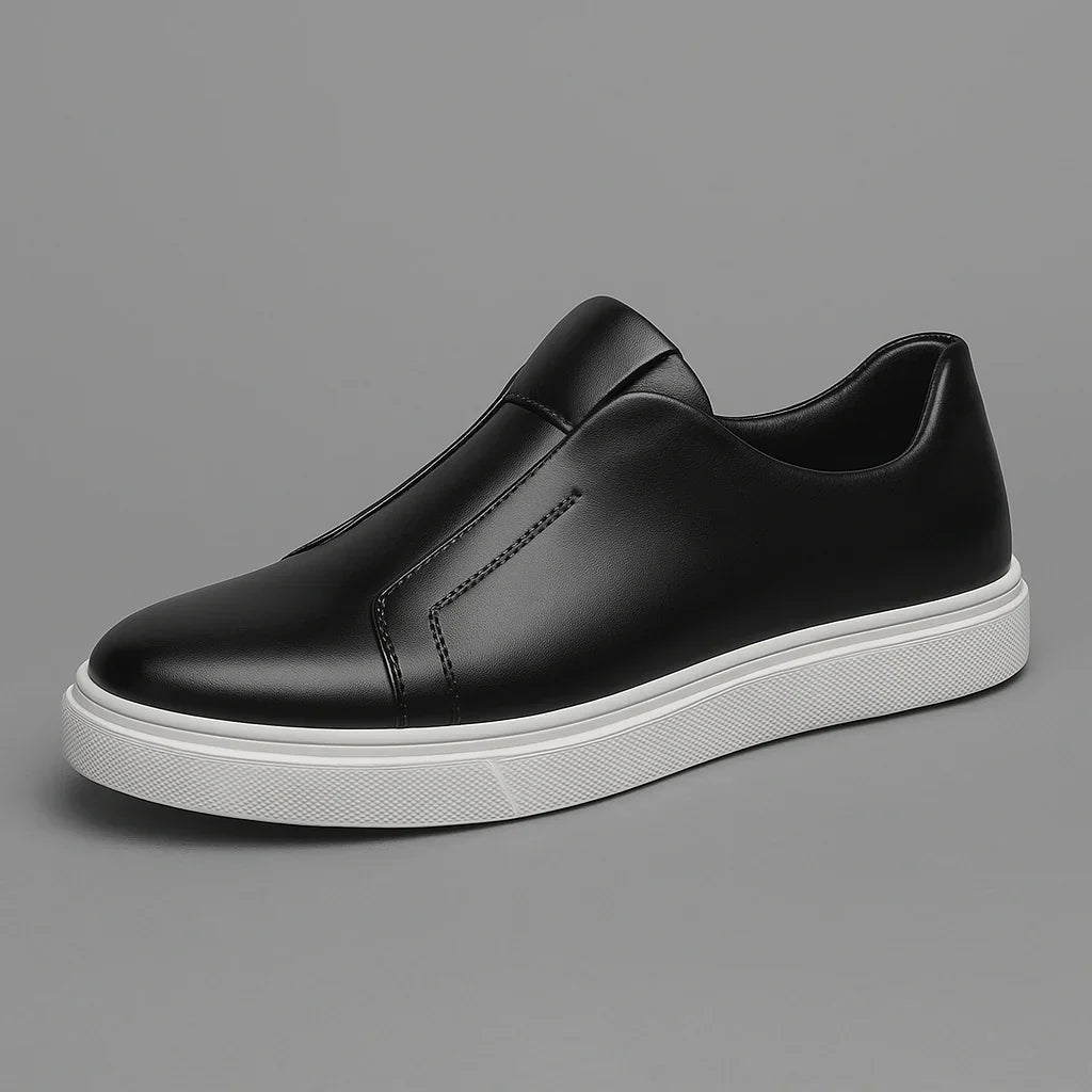 Elegant Læder Slip-On Sko