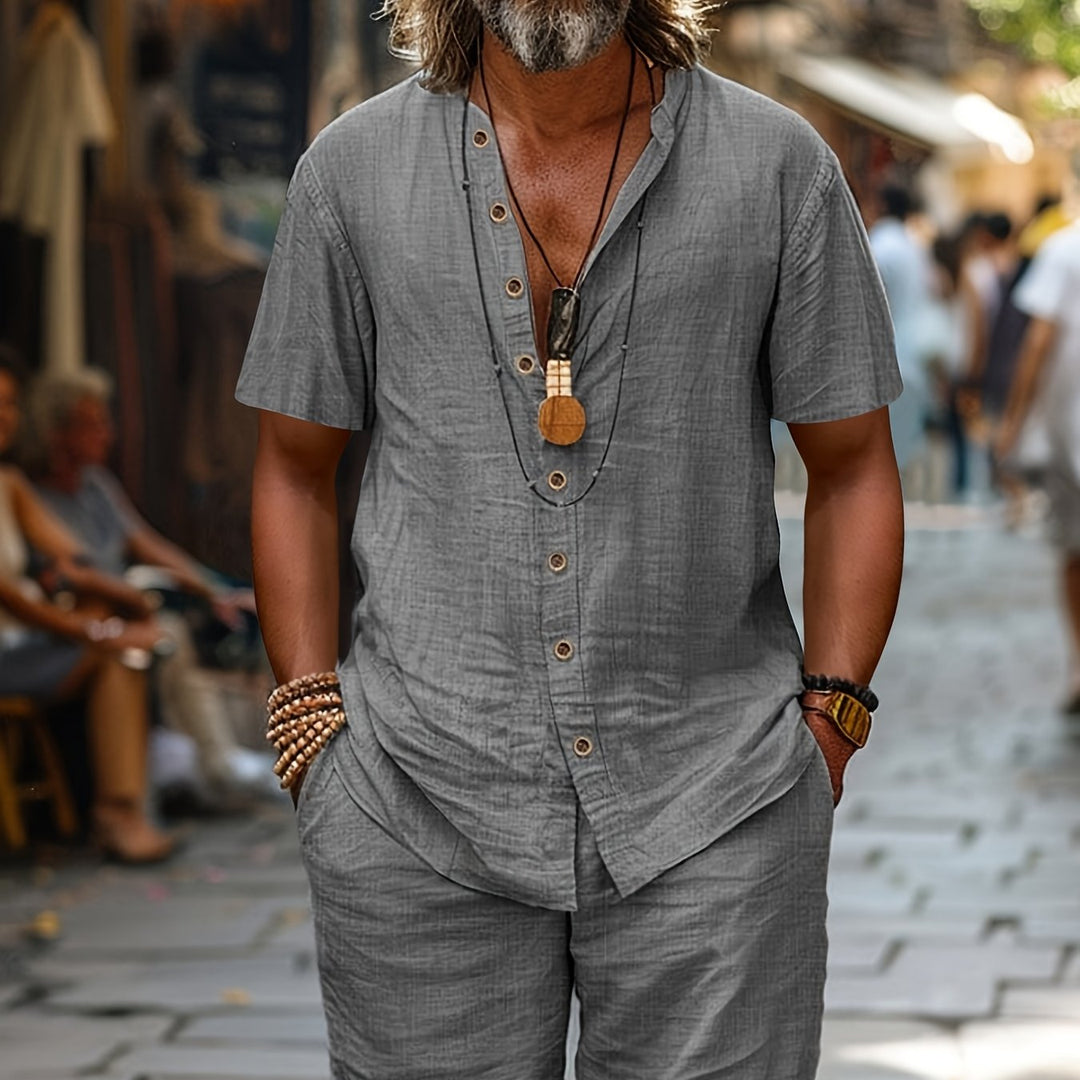 Elegant Kortærmet Sæt