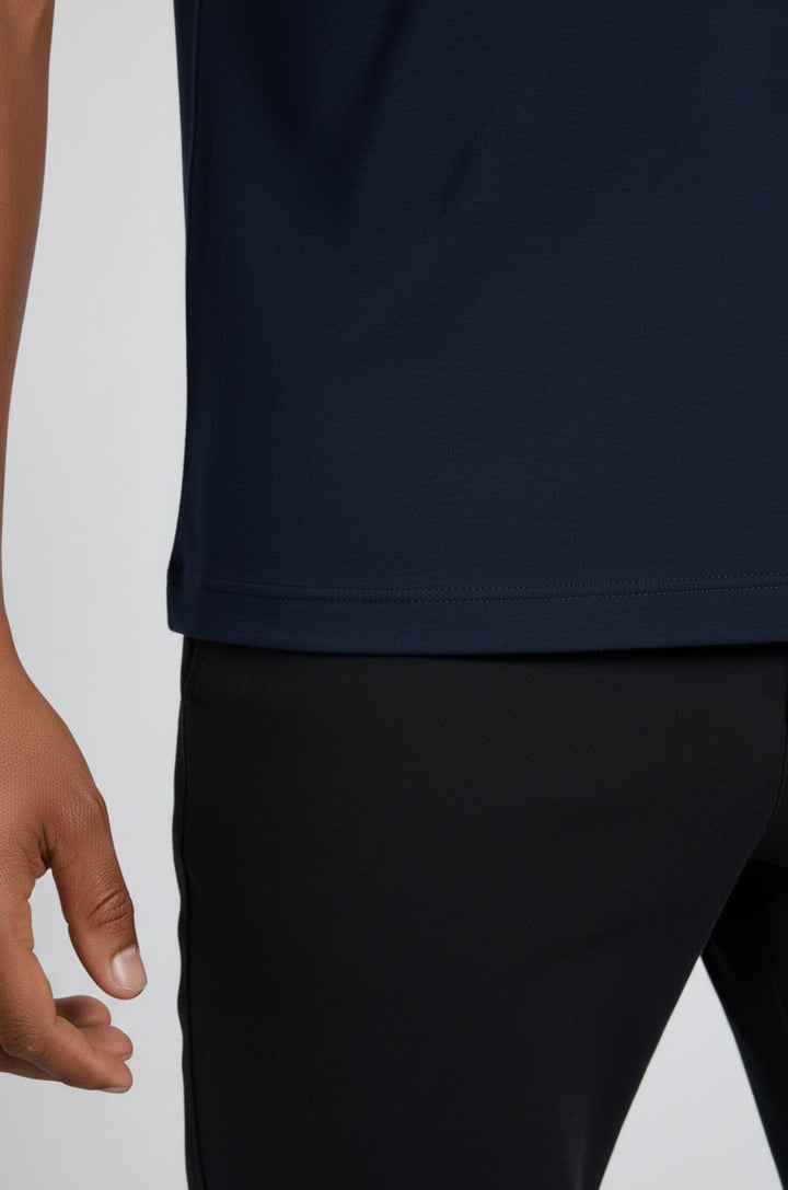 Herre Slim-Fit T-Shirt i Marineblå