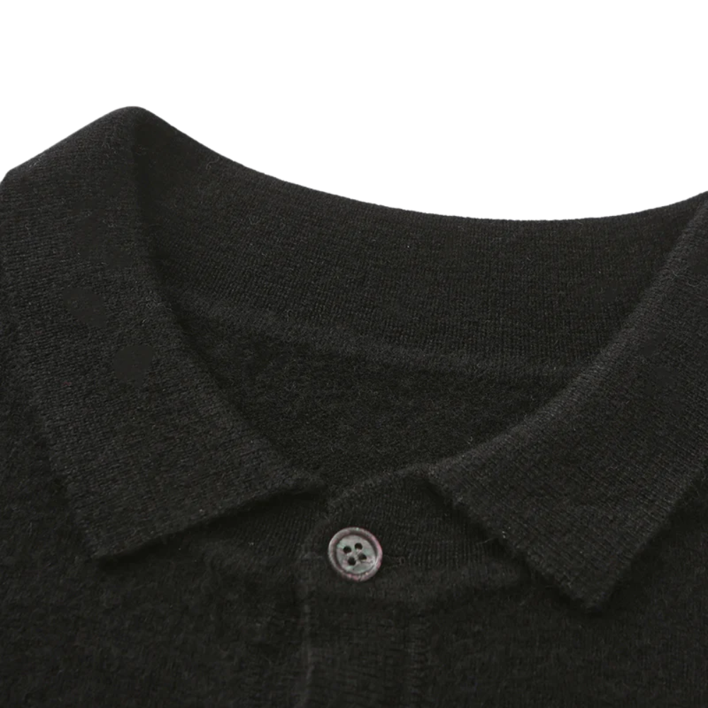 100% Cashmere Polo Shirt