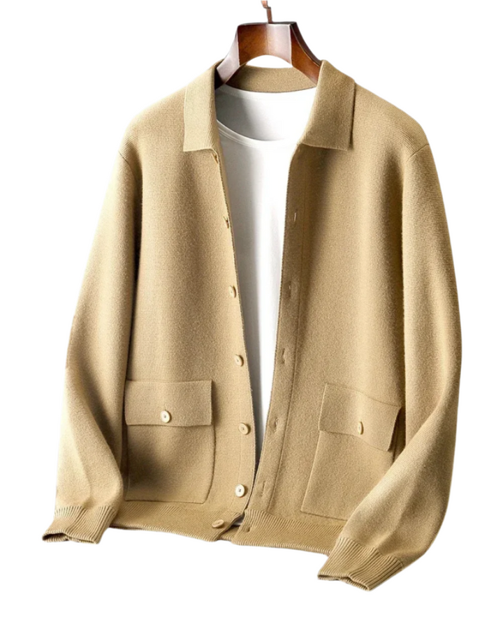 Janus Merino Uld Cardigan