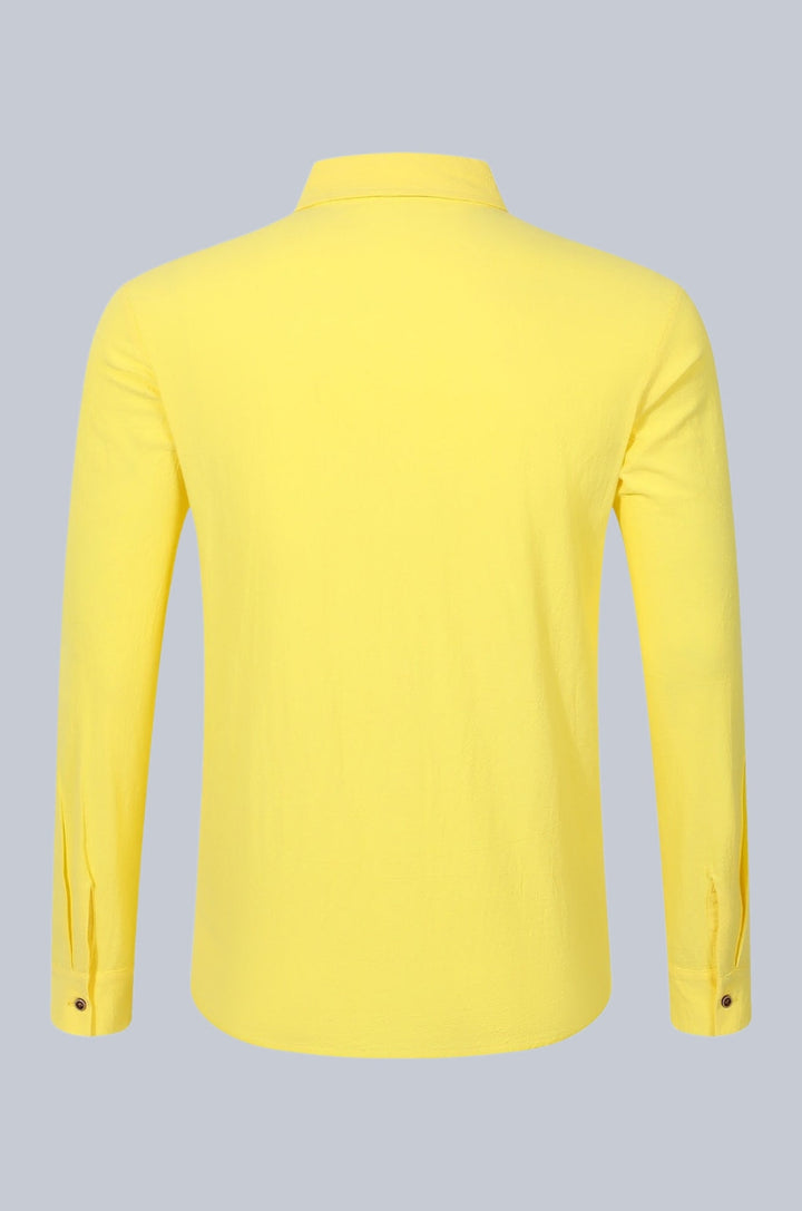 Monaco Linskjorte – Lysegul