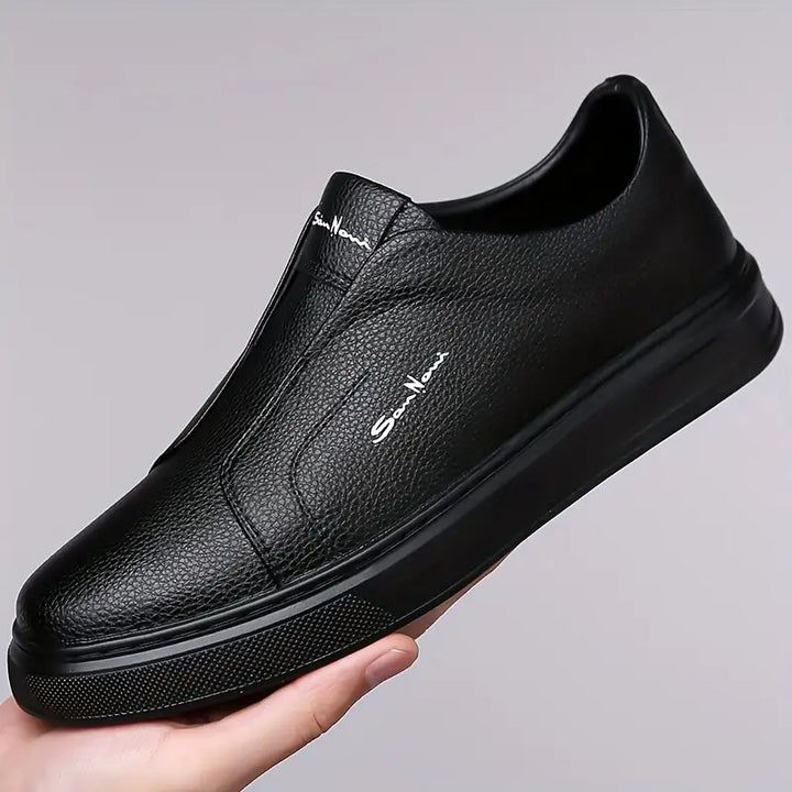 Læder Slip-On Sko