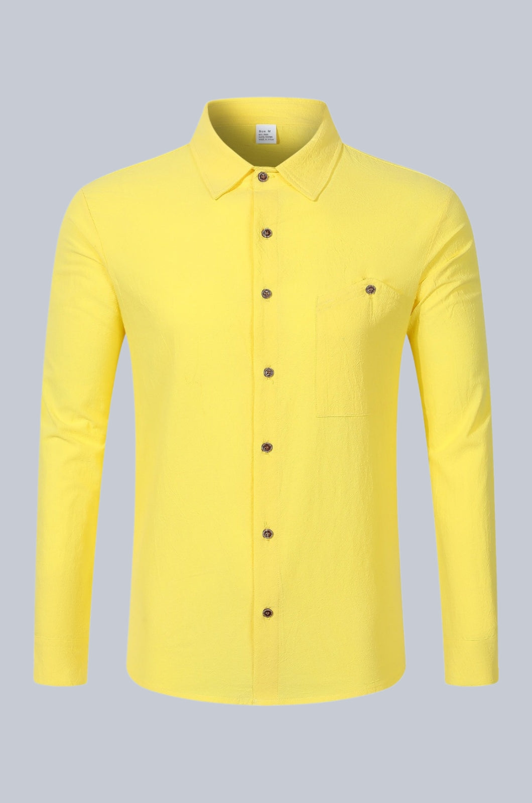 Monaco Linskjorte – Lysegul