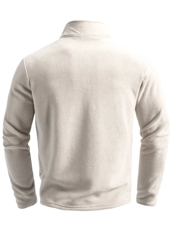 Langærmet Zip Sweater