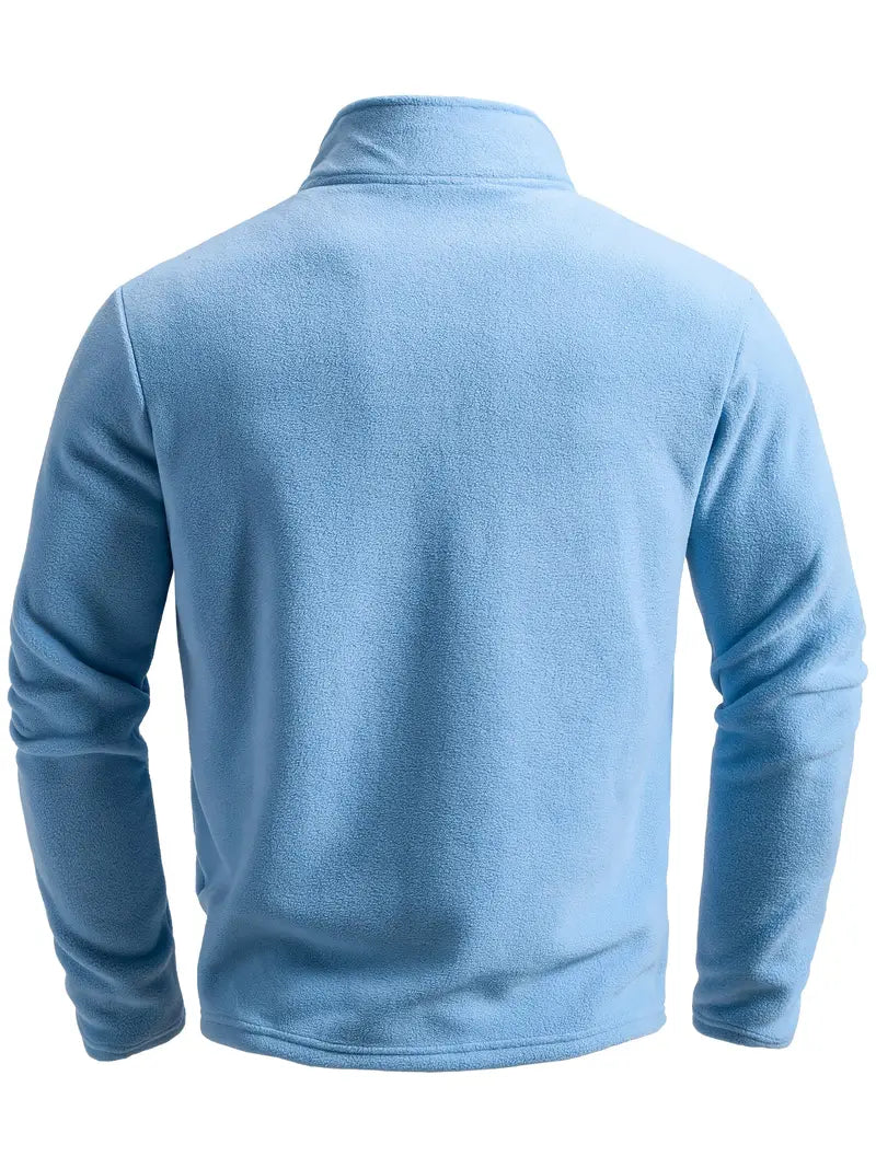 Langærmet Zip Sweater