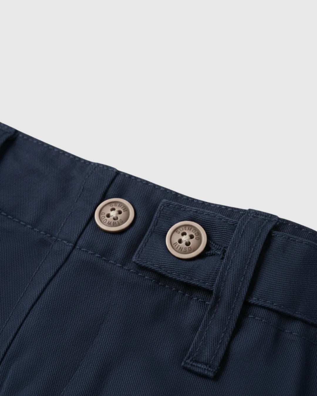 Herre Chinos i Navy Blå – Løs Pasform